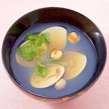 「白だしかき醤油」で簡単♪はまぐりのお吸い物